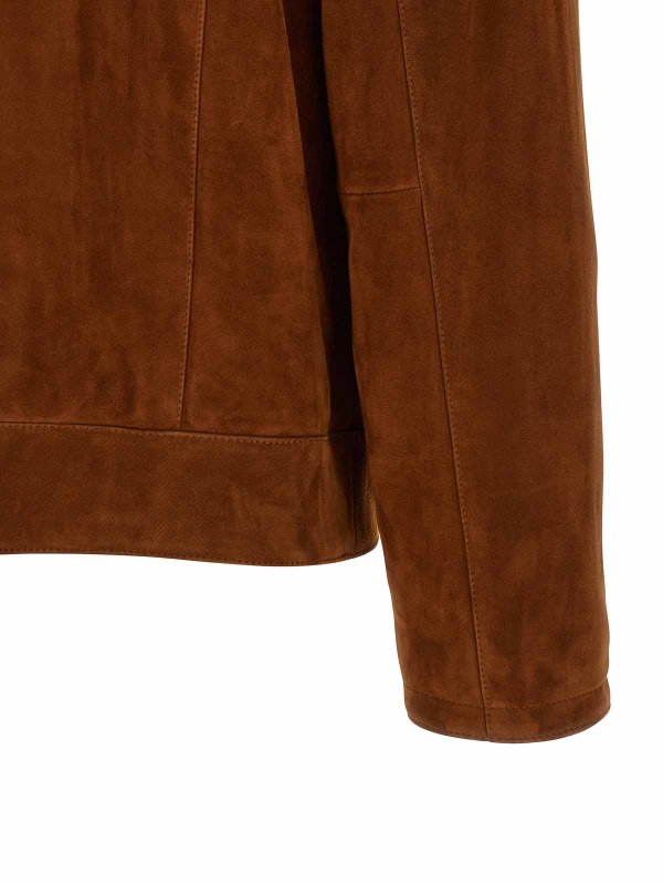 Suede Blouson shop online: BRIONI