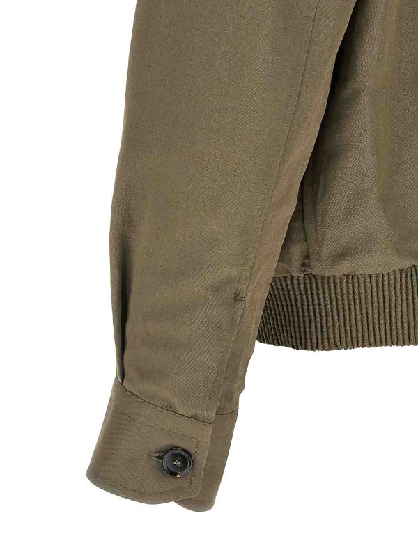 スロー/ブランケット - 緑 shop online: BRIONI