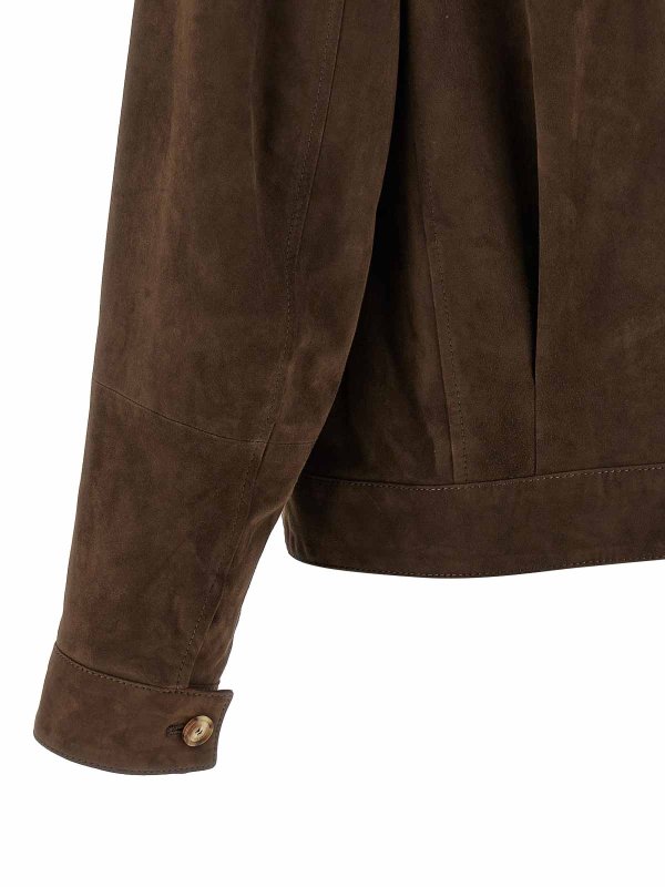Suede Jacket shop online: BRUNELLO CUCINELLI