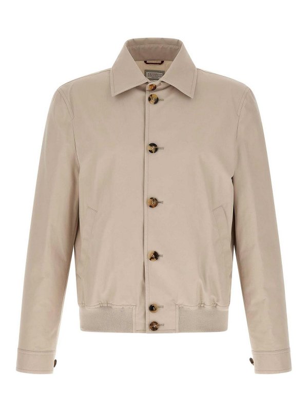 BRUNELLO CUCINELLI: casual jackets - Cotton Jacket