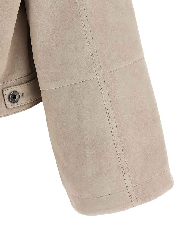 Couture Suede Jacket shop online: BRUNELLO CUCINELLI
