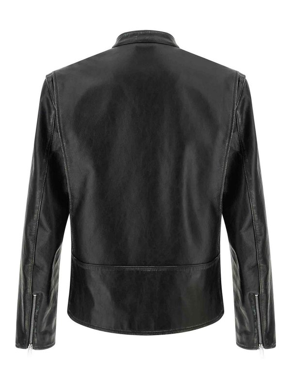 DSQUARED2: leather jacket online - Bad Boy Biker Jacket