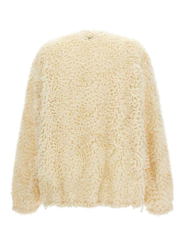 HERNO: casual jackets online - Mini Ruffle Jacket