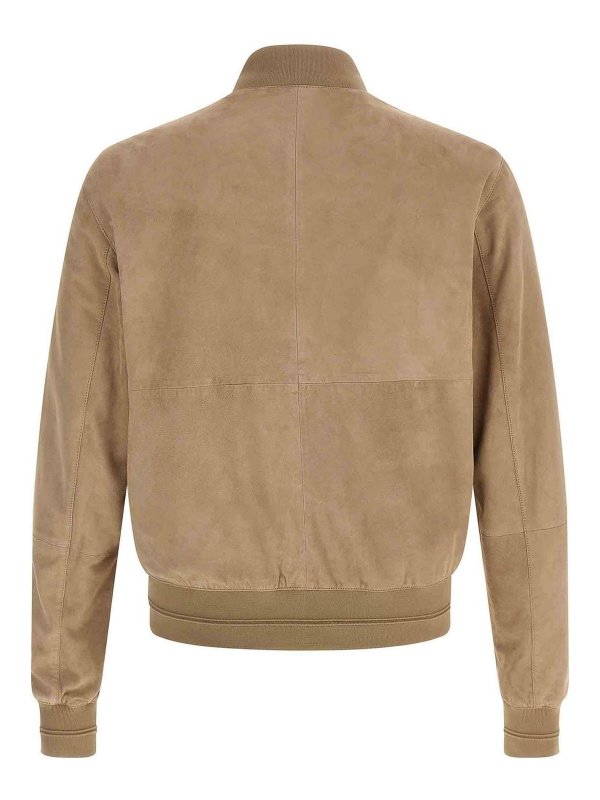 PAL ZILERI: leather jacket online - Suede Jacket