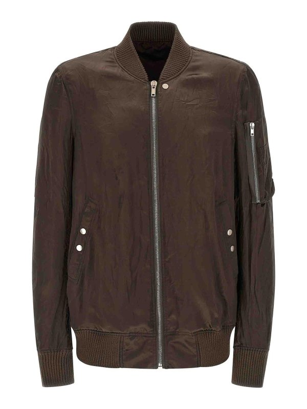 RICK OWENS: bombers - Classic Flight Bomber Jacket