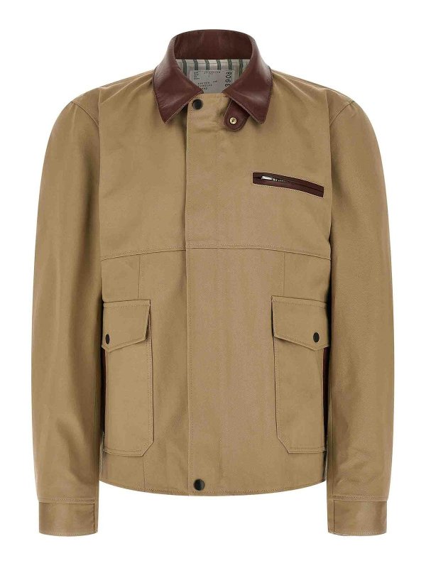 Sacai: padded jackets - Blouson Jacket