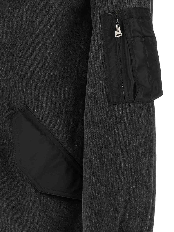 Sacai buy online シャツ - 黒