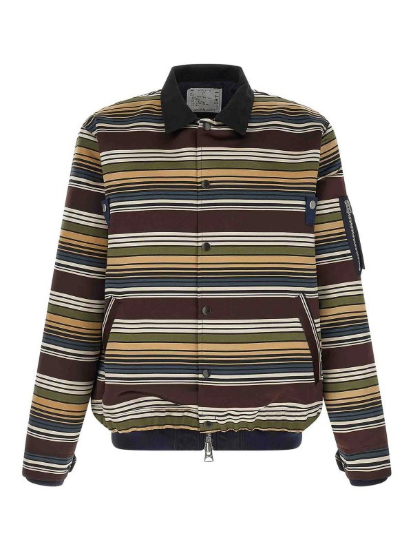 Sacai: カジュアルジャケット - カジュアルジャケット - ブラウン