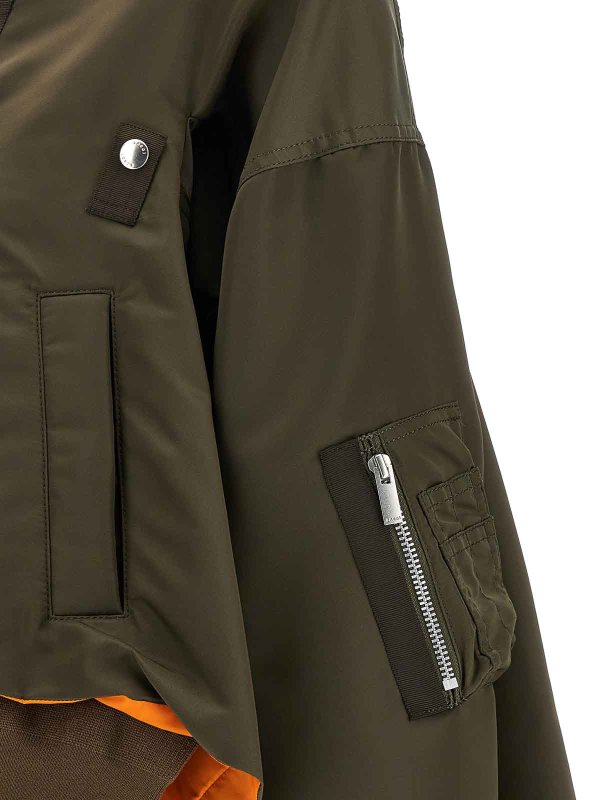 カジュアルジャケット - 緑 shop online: Sacai