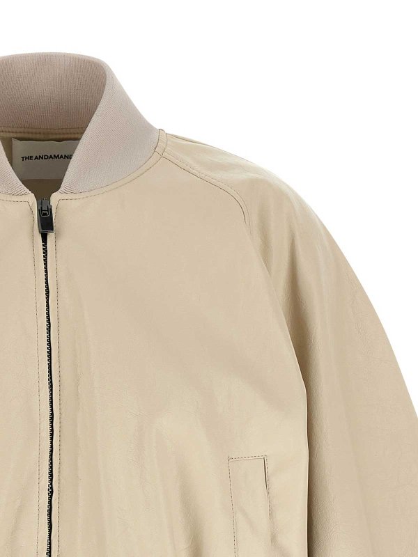 The Best Shops THE ANDAMANE: ボンバージャケット - ボンバージャケット - ベージュ