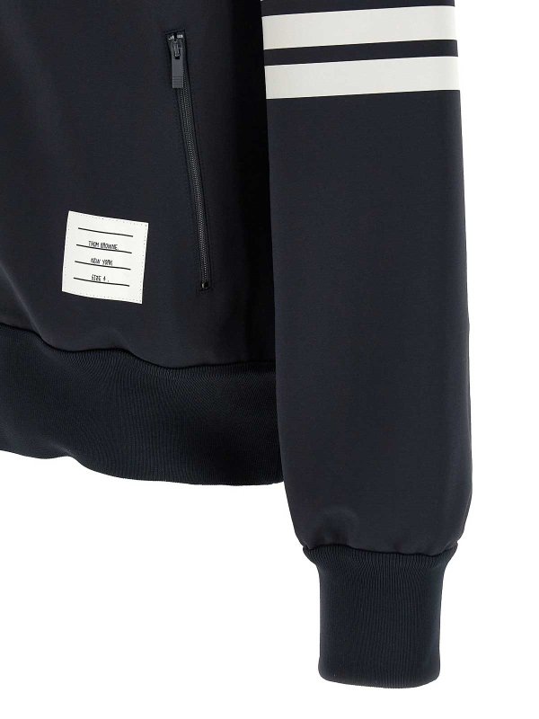 Tech Viscose Bomber Jacket shop online: THOM BROWNE