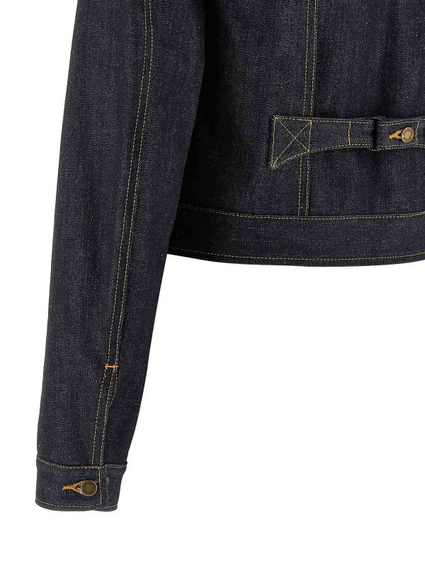 デニムジャケット - ブルー Replica 
online: THOM BROWNE