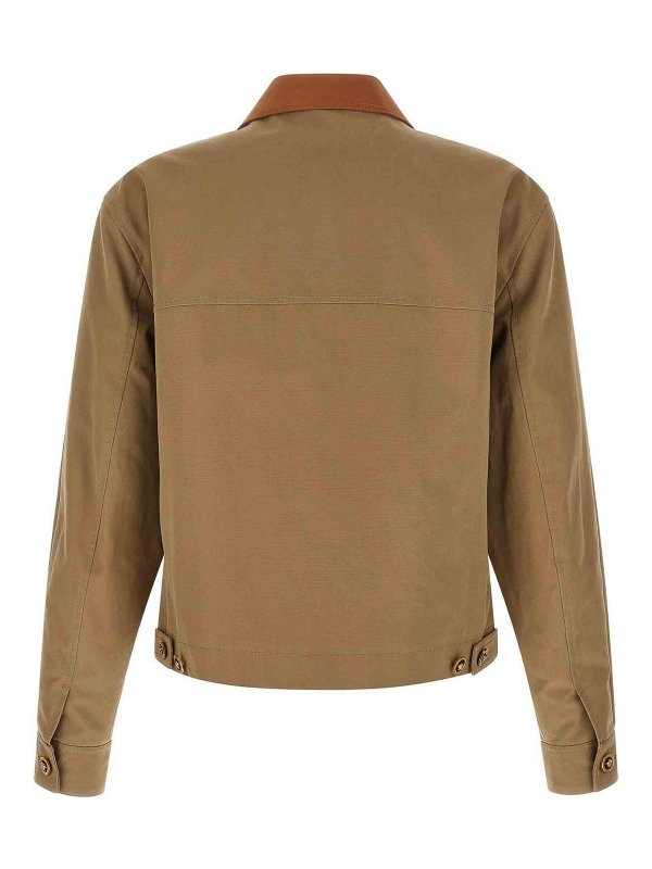 VERSACE: casual jackets online - Canvas Jacket