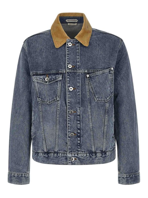 J.W. ANDERSON: デニムジャケット - デニムジャケット - ブルー