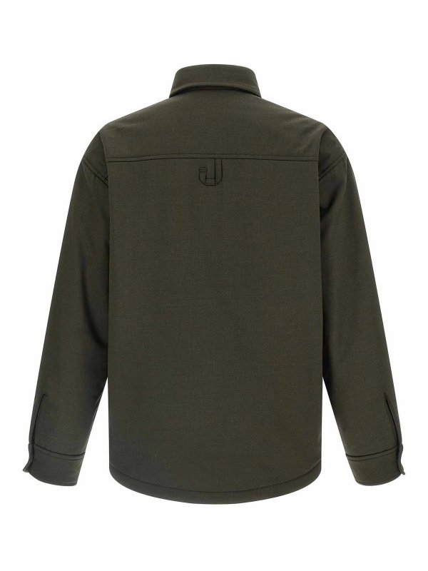 JACQUEMUS: ダウン・ハイテクジャケット online - ダウンジャケット - 緑