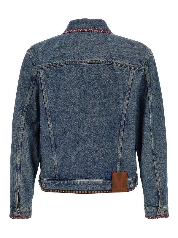 VALENTINO GARAVANI: デニムジャケット online - デニムジャケット - ブルー