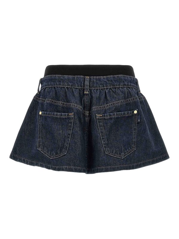 7 FOR ALL MANKIND: Mini jupes online - Mini Jupe - Bleu