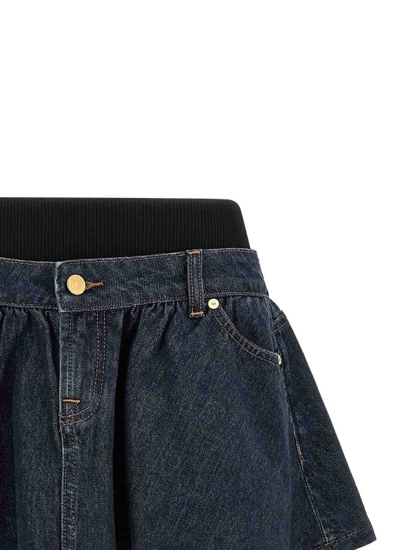 The Best Shops 7 FOR ALL MANKIND: Mini jupes - Mini Jupe - Bleu