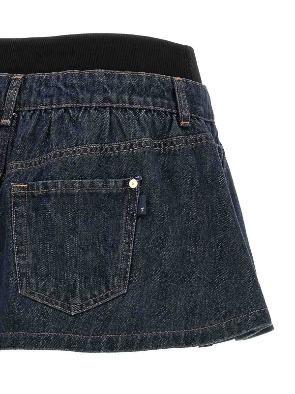Mini Jupe - Bleu Replica 
online: 7 FOR ALL MANKIND