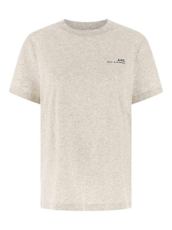 A.P.C.: Camisetas - Camiseta - Beis