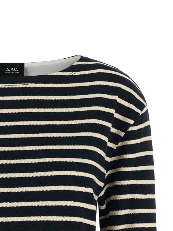 The Best Shops A.P.C.: crew necks - Striped Sweater