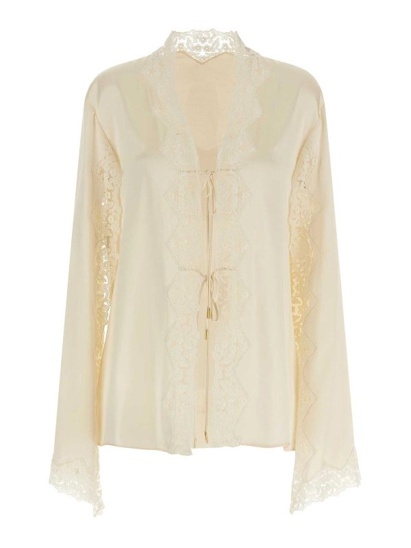 ALBERTA FERRETTI: Hemden - Hemd - Beige