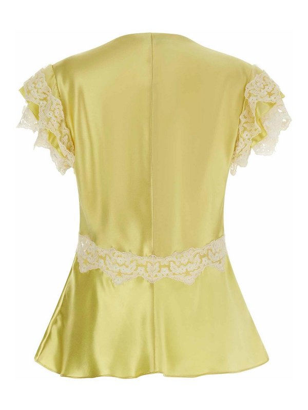 ALBERTA FERRETTI: Tops & Débardeurs online - Top - Jaune