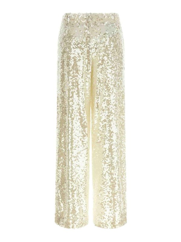 ALBERTA FERRETTI: casual trousers online - Sequin Pants
