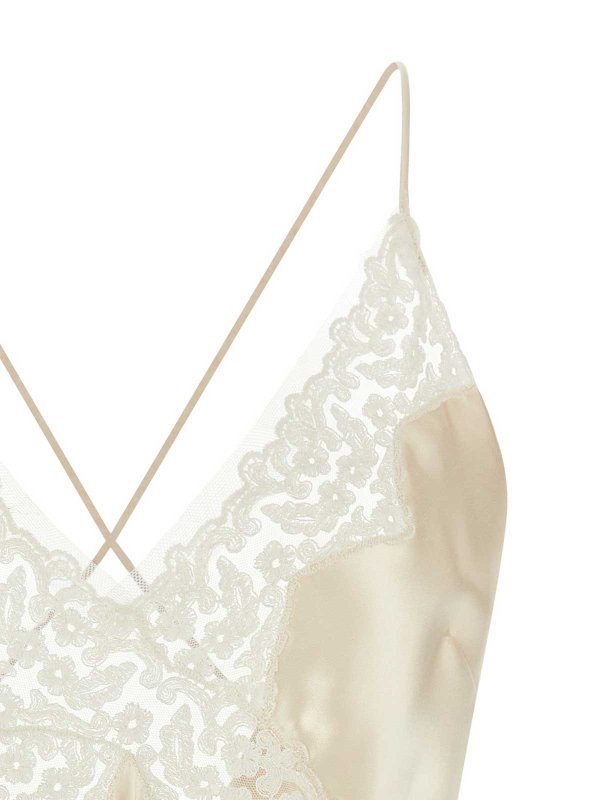 The Best Shops ALBERTA FERRETTI: Top e canotte - Top in raso e pizzo