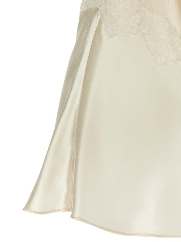 Top in raso e pizzo Replica 
online: ALBERTA FERRETTI