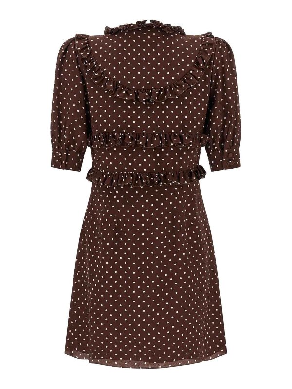 ALESSANDRA RICH: ショートドレス online - ショートドレス - ブラウン