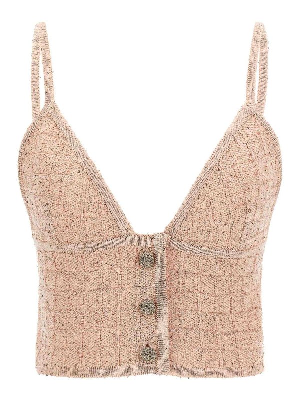 ALESSANDRA RICH: トップス＆タンクトップ - トップ/タンクトップ - 無