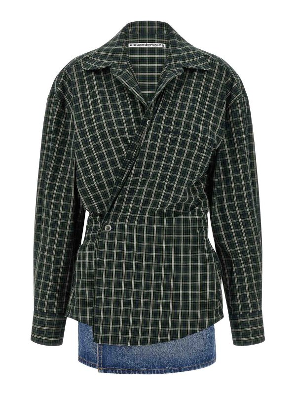 ALEXANDER WANG: Camisas - Camisa - Verde