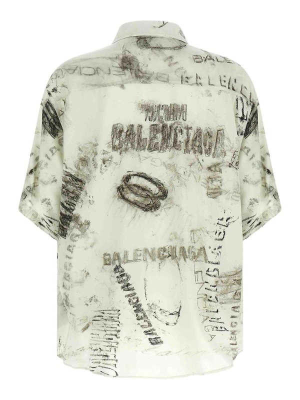 BALENCIAGA: Hemden online - Hemd - Grau