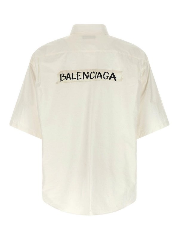 BALENCIAGA: Hemden online - Hemd - Weiß