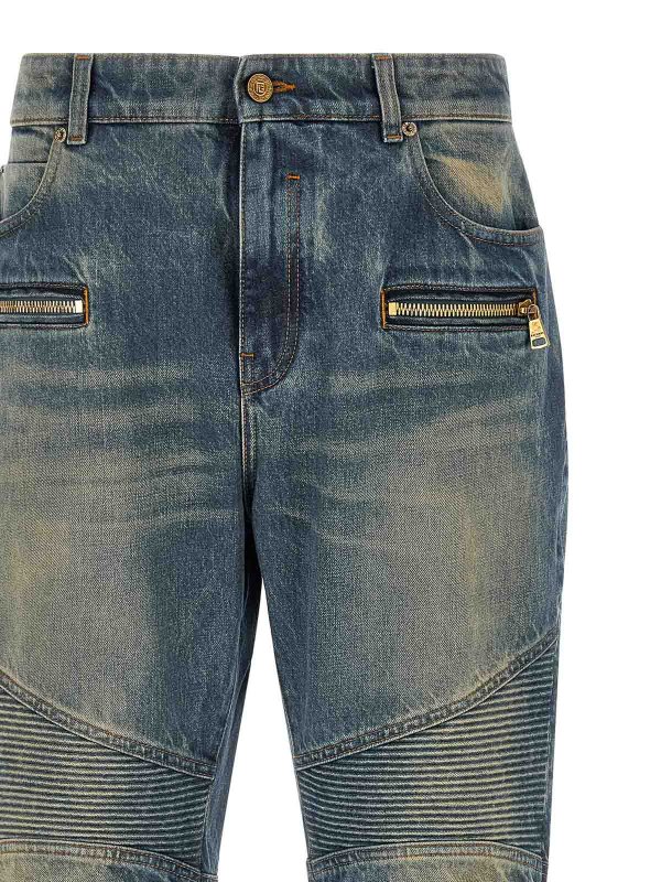 The Best Shops Balmain: Jeans Rectos - Vaqueros Rectos - Azul