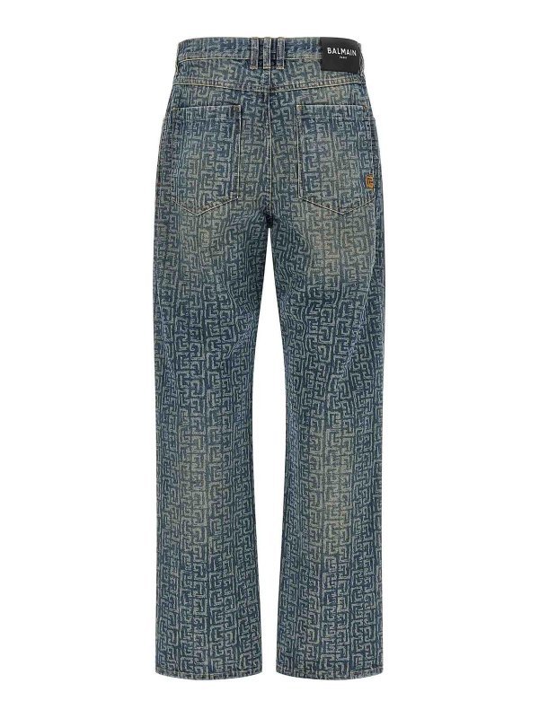 Balmain: Jeans Rectos online - Vaqueros Rectos - Azul