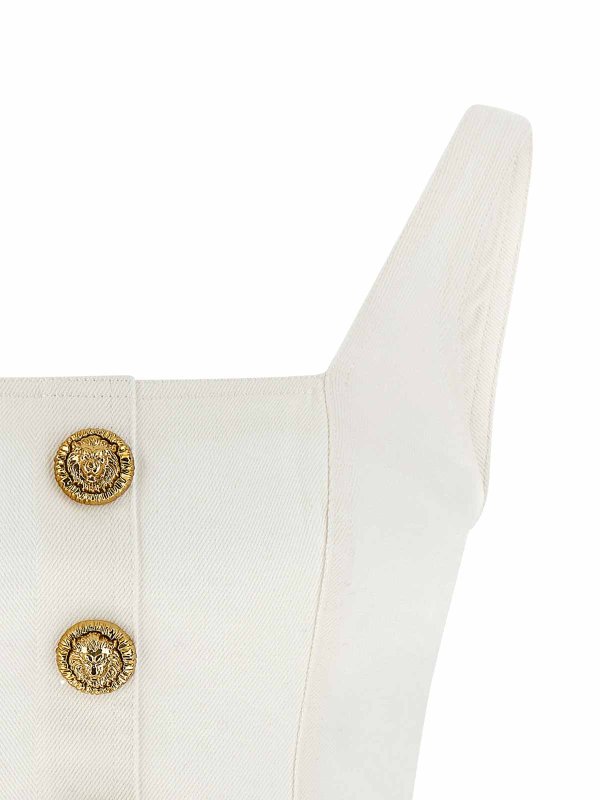 The Best Shops Balmain: Tops & Tank tops - Button Top