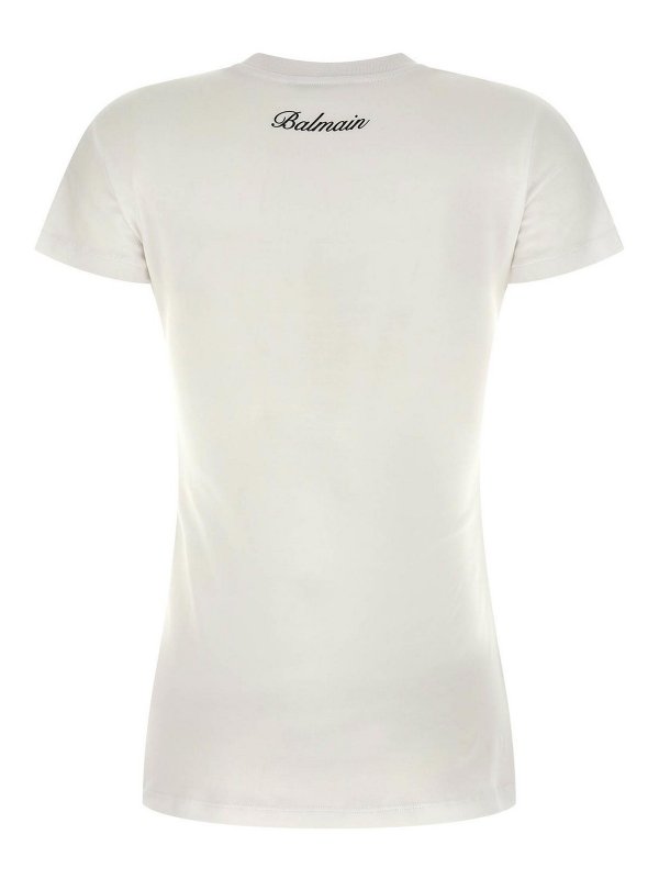 Balmain: Camisetas online - Camiseta - Blanco