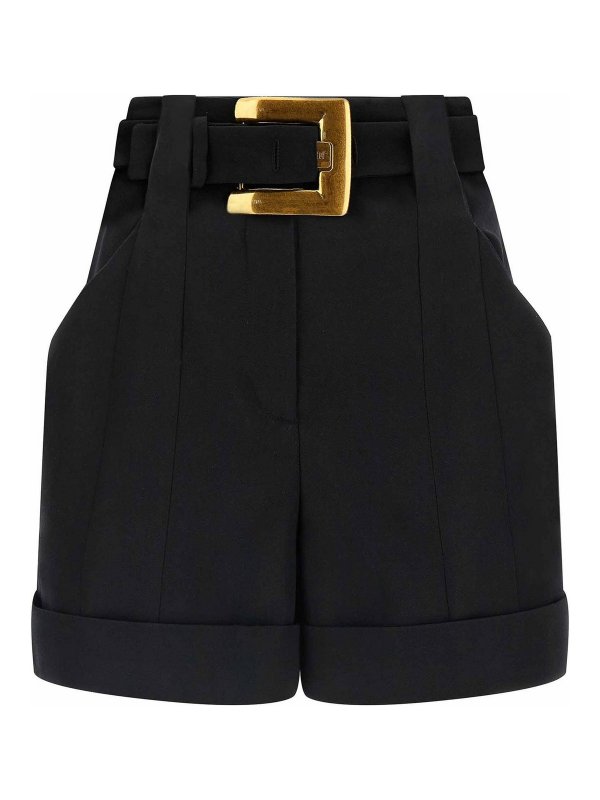 Balmain: pantaloni shorts - Pantaloncini