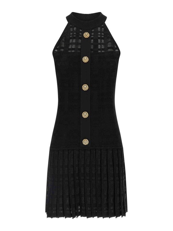 Balmain: Col roulé & Col polo - Pull Col Roulé - Noir