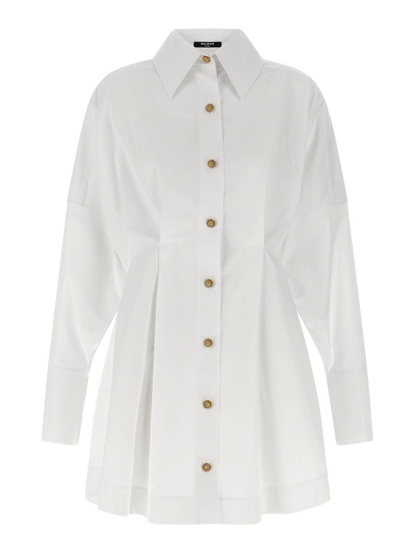 Balmain: ベルボトムジーンズ - フレアジーンズ - 白