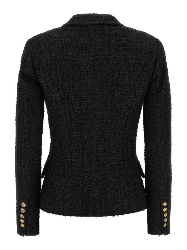 Balmain: blazers online - Tweed Blazer