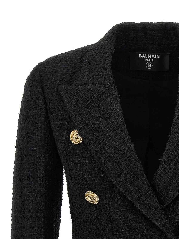 The Best Shops Balmain: blazers - Tweed Blazer