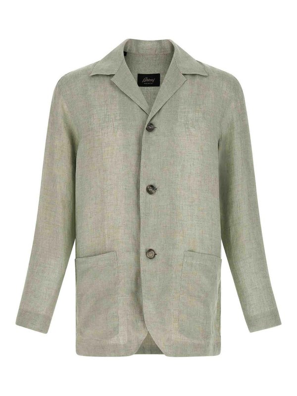 BRIONI: Blazer - Blazer - Grün