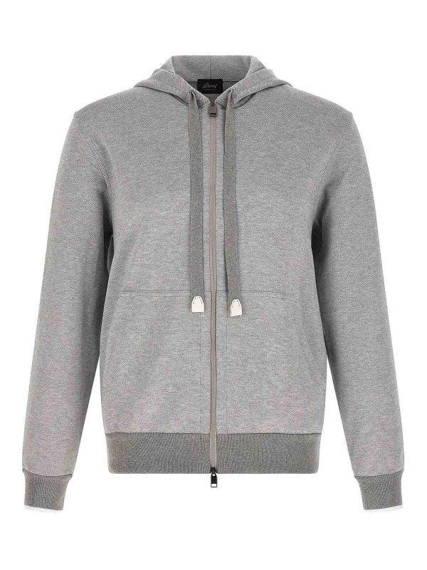 BRIONI: スウェット＆セーター - スウェットシャツ/セーター - グレー