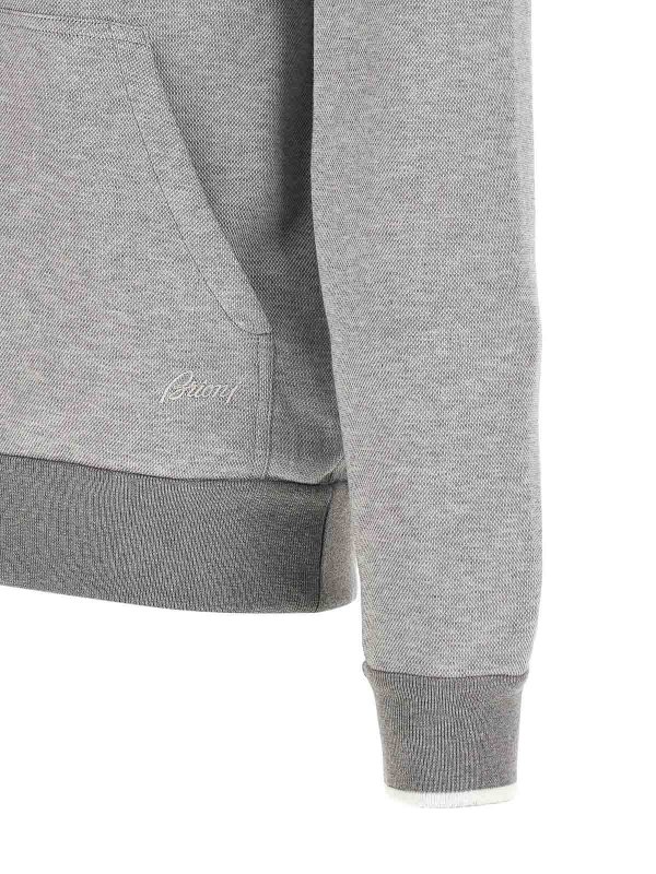 スウェットシャツ/セーター - グレー shop online: BRIONI