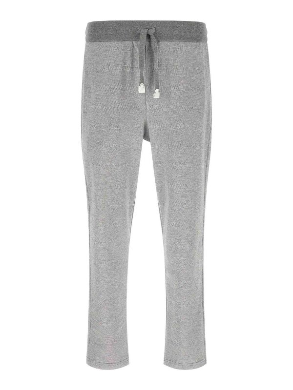 BRIONI: スウェットパンツ - トラックスーツ ボトムス - グレー