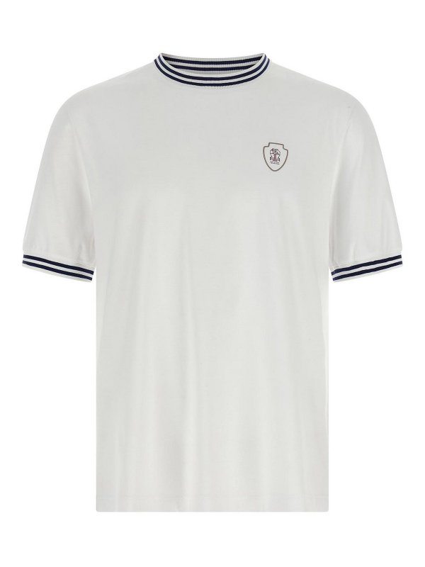 BRUNELLO CUCINELLI: t-shirts - Solomeo Coat Of Arms T-Shirt