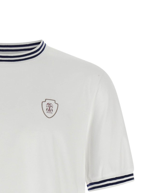 The Best Shops BRUNELLO CUCINELLI: t-shirts - Solomeo Coat Of Arms T-Shirt